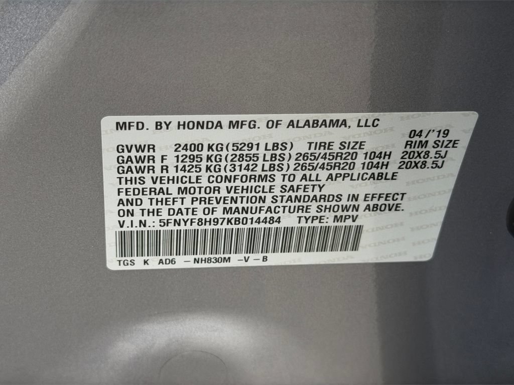 Used 2019 Honda Passport Touring image 29