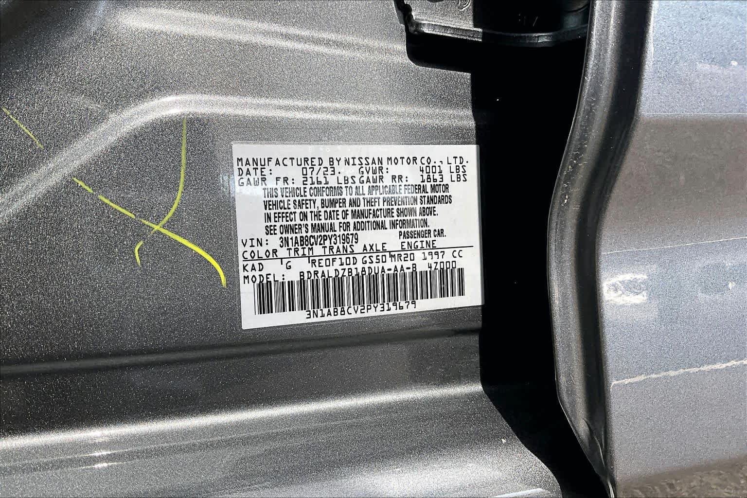 Certified 2023 Nissan Sentra SV FWD image 33