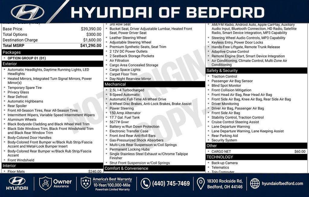 New 2026 Hyundai Santa Fe SEL AWD/4WD image 28