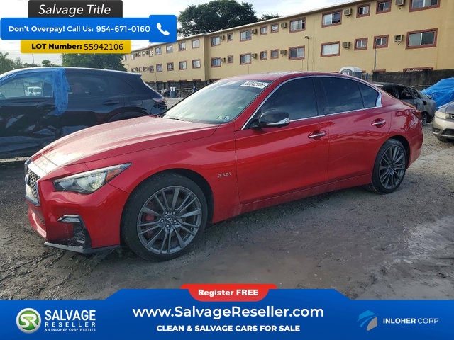 Used 2019 INFINITI Q50 Red Sport 400 w/ Proactive Package