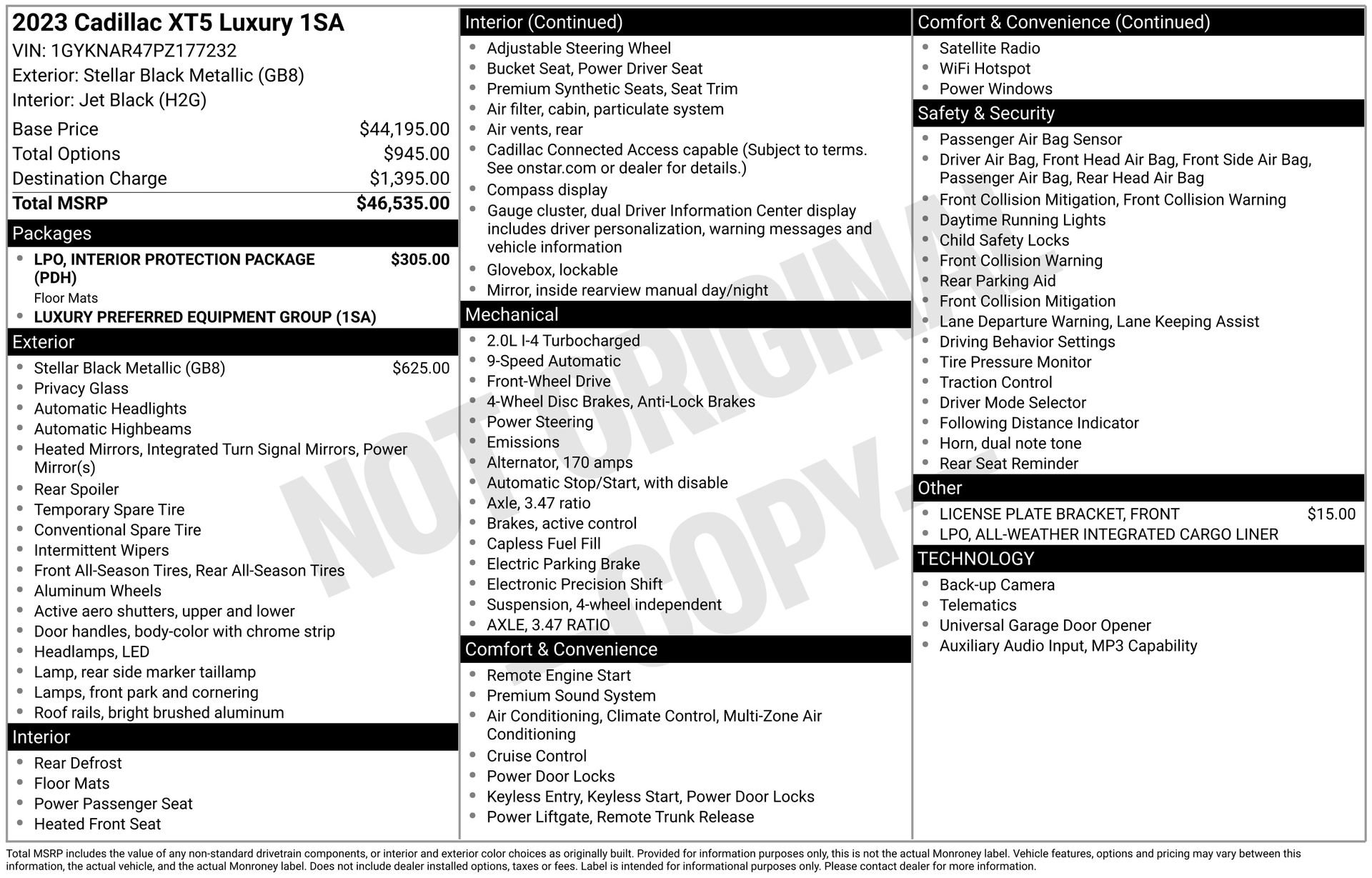 Certified 2023 Cadillac XT5 Luxury image 38