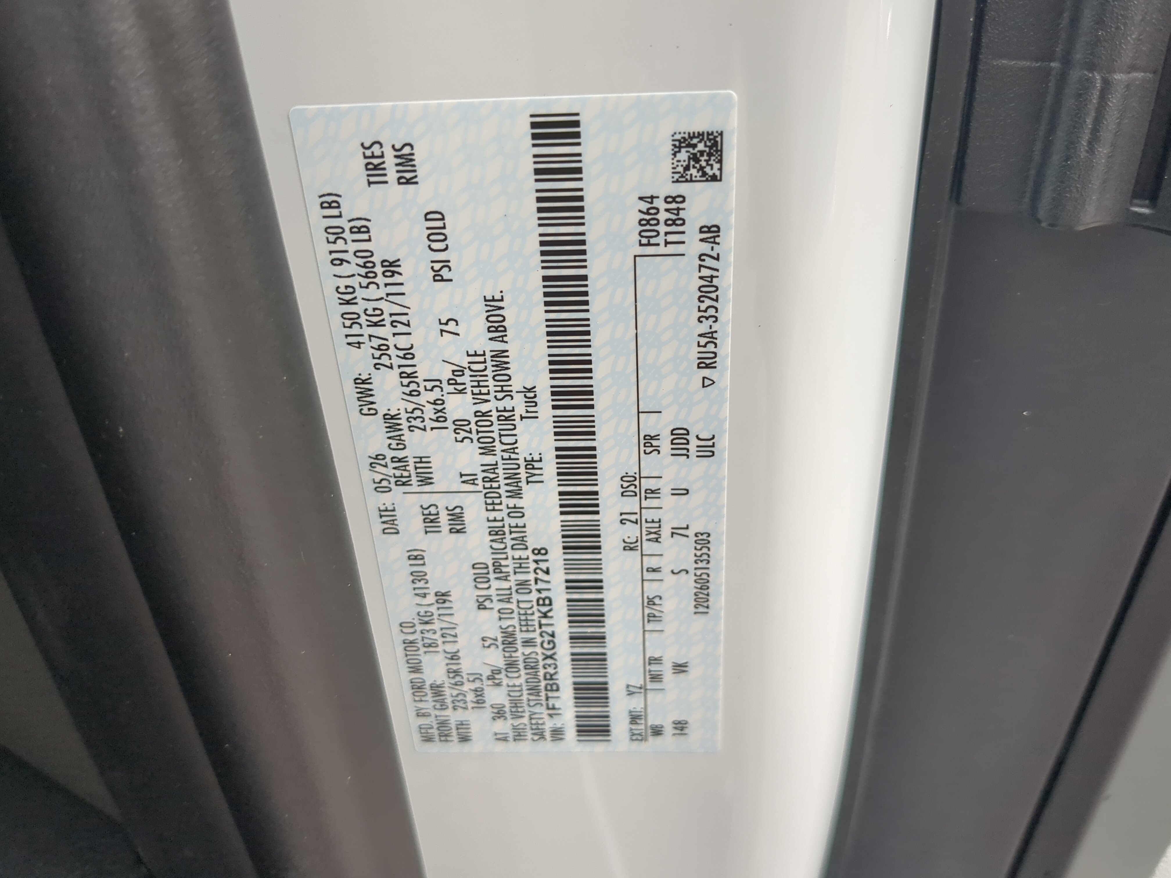 New 2026 Ford Transit 250 148 High Roof Extended RWD image 24