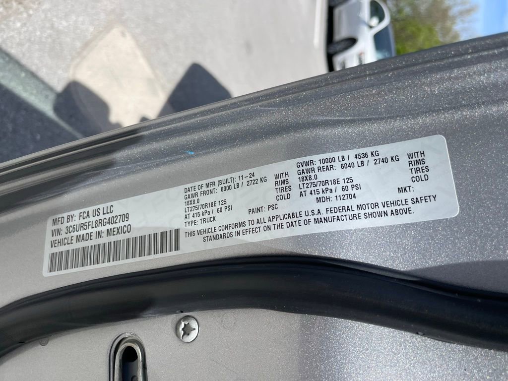 Used 2024 RAM 2500 Laramie w/ Safety Group image 10