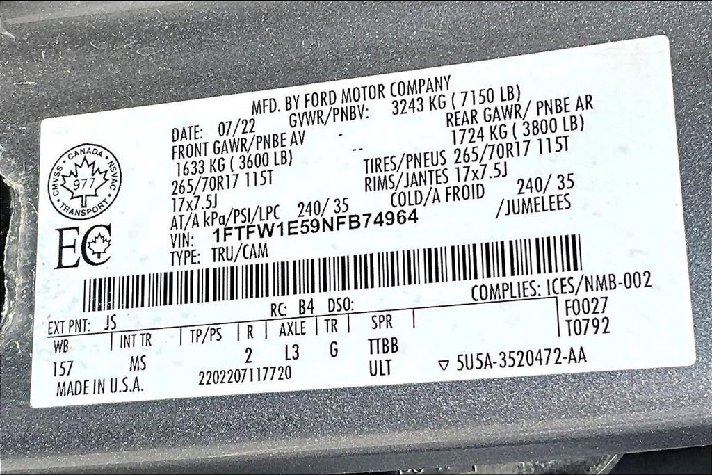 Certified 2022 Ford F150 XLT image 31