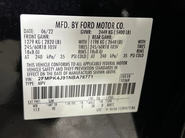Used 2022 Ford Edge SEL w/ Convenience Package AWD/4WD image 33