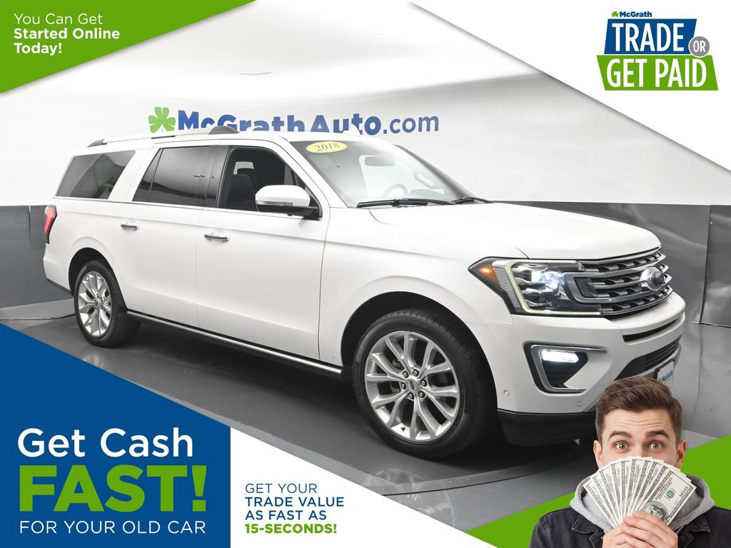 Used 2018 Ford Expedition Max Limited w/ Equipment Group 302A AWD/4WD image 1
