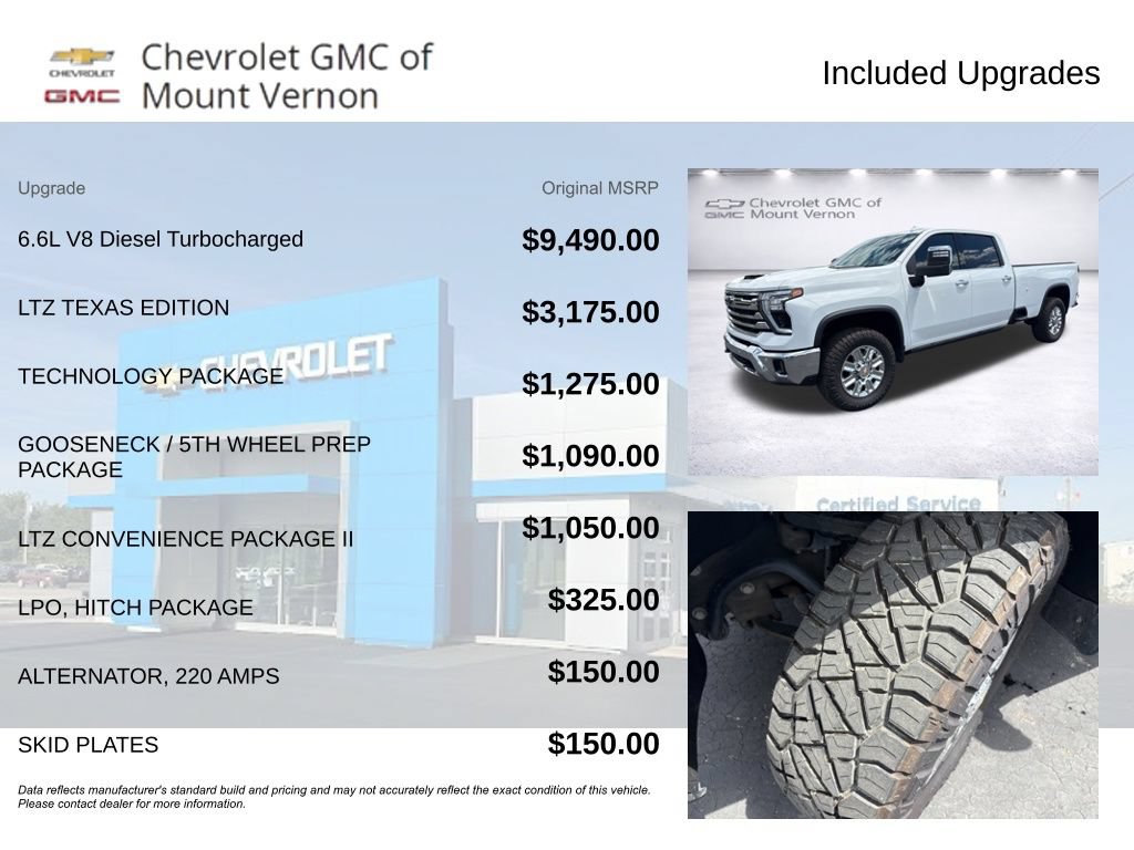Used 2024 Chevrolet Silverado 3500 LTZ w/ LTZ Texas Edition AWD/4WD image 6