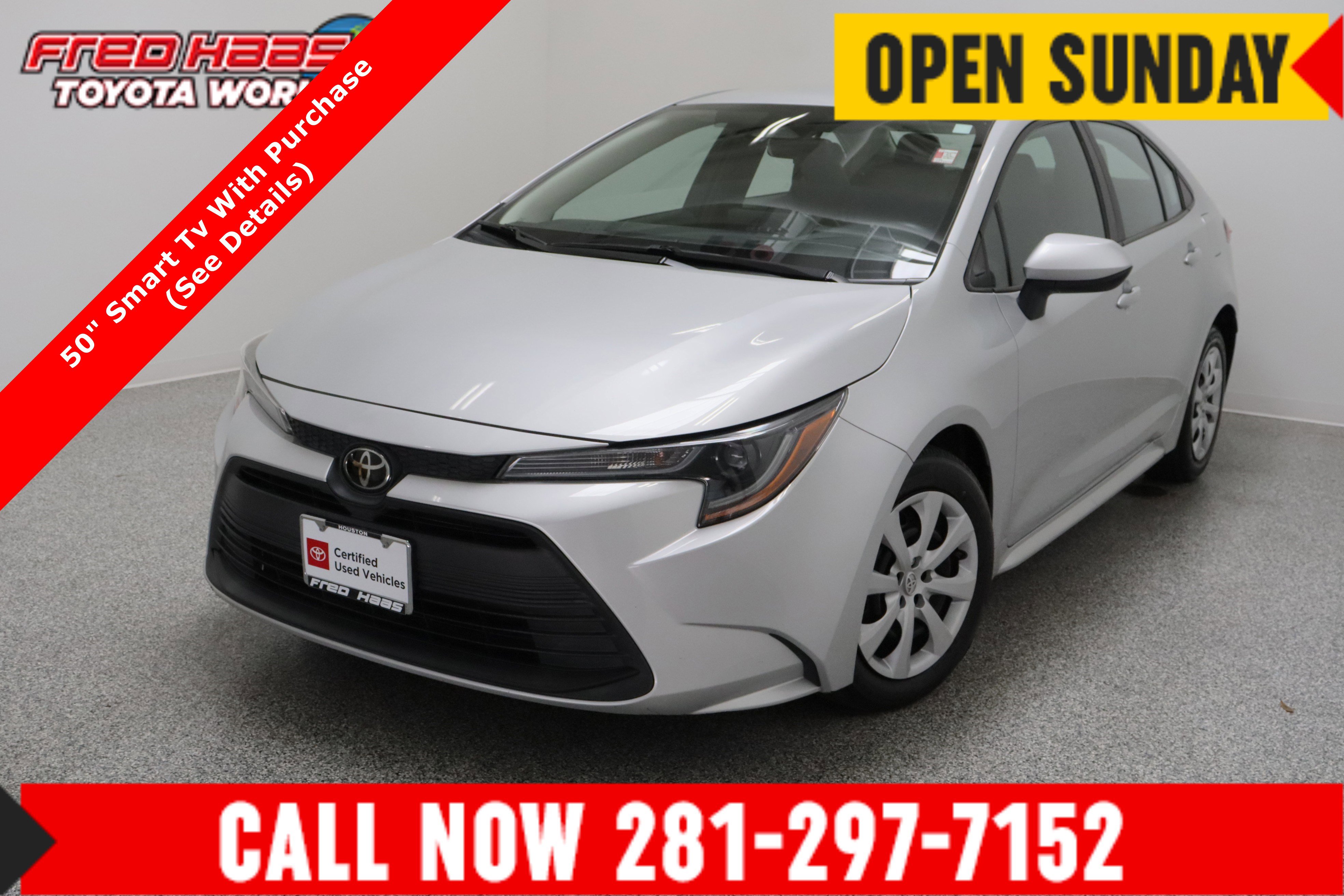 Certified 2023 Toyota Corolla LE FWD image 1