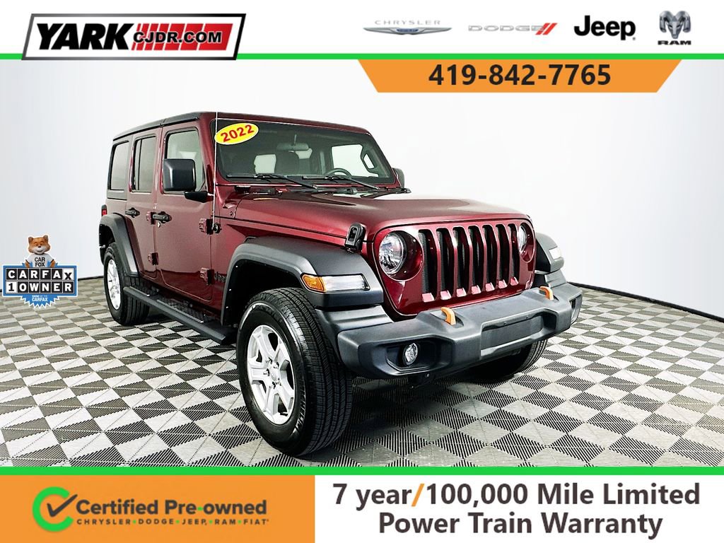 Certified 2022 Jeep Wrangler Unlimited Sport 360° Tour