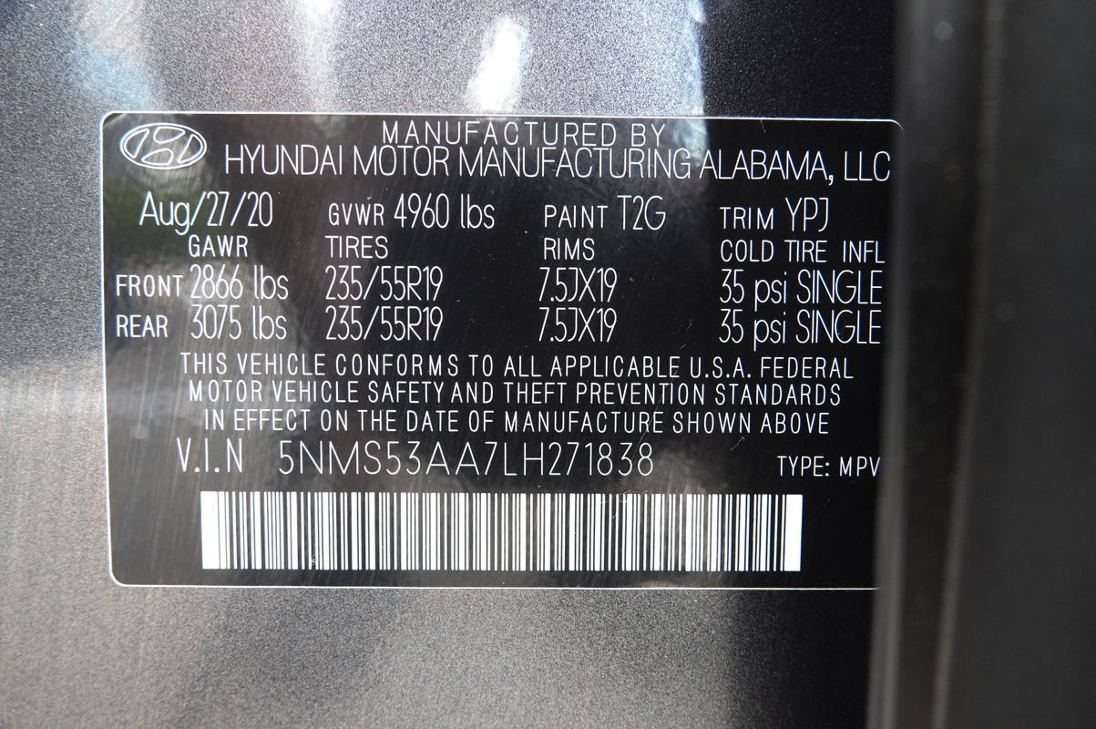 Used 2020 Hyundai Santa Fe Limited FWD image 42