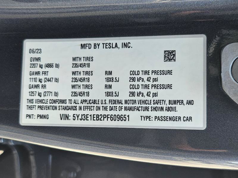 Used 2023 Tesla Model 3 Long Range AWD/4WD image 35