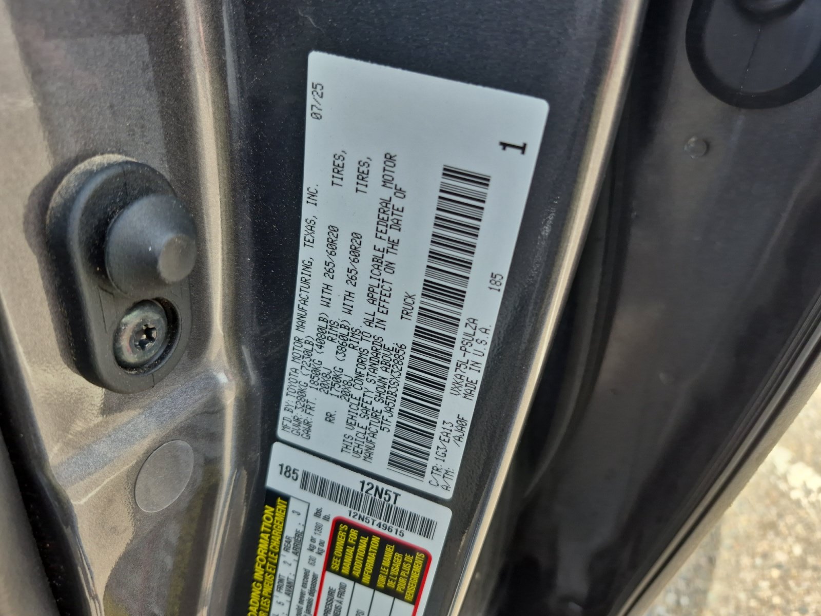 Certified 2025 Toyota Tundra Limited AWD/4WD image 26