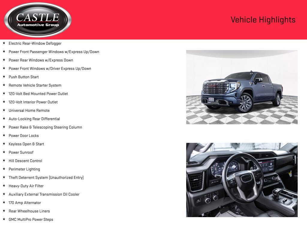 Used 2025 GMC Sierra 1500 Denali w/ Denali Reserve Package AWD/4WD image 16