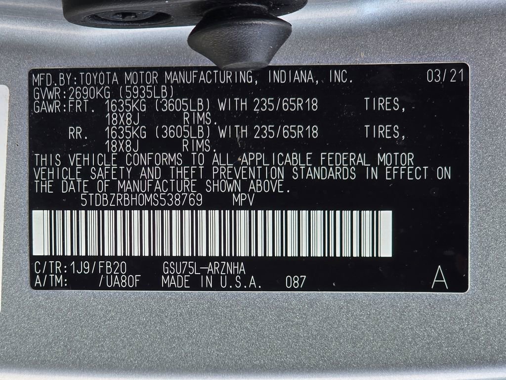 Used 2021 Toyota Highlander LE image 51