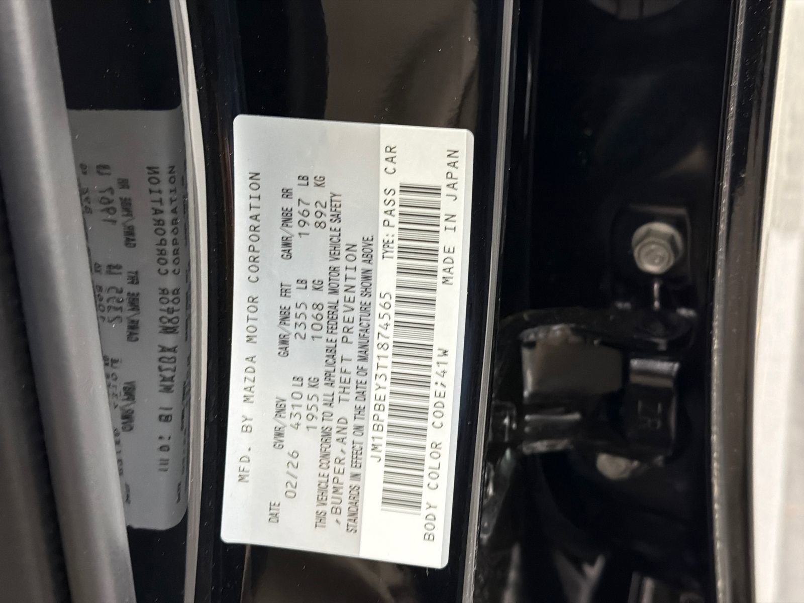 New 2026 MAZDA MAZDA3 2.5 Turbo Sedan w/Premium Plus AWD/4WD image 33