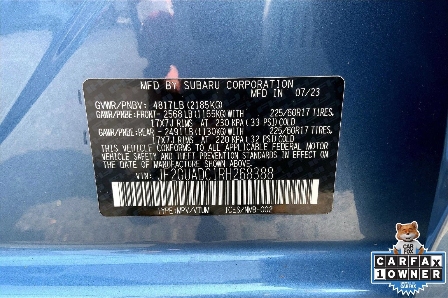 Certified 2024 Subaru Crosstrek 2.0i Premium w/ Popular Package #4 AWD/4WD image 33