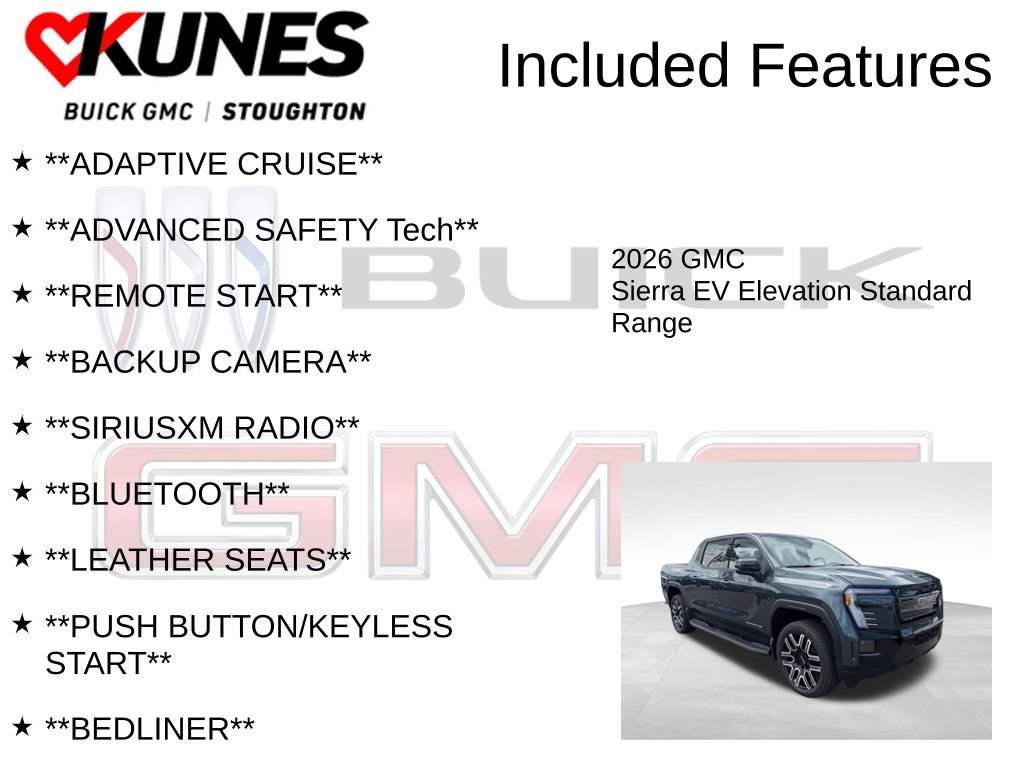 New 2026 GMC Sierra EV Elevation image 2