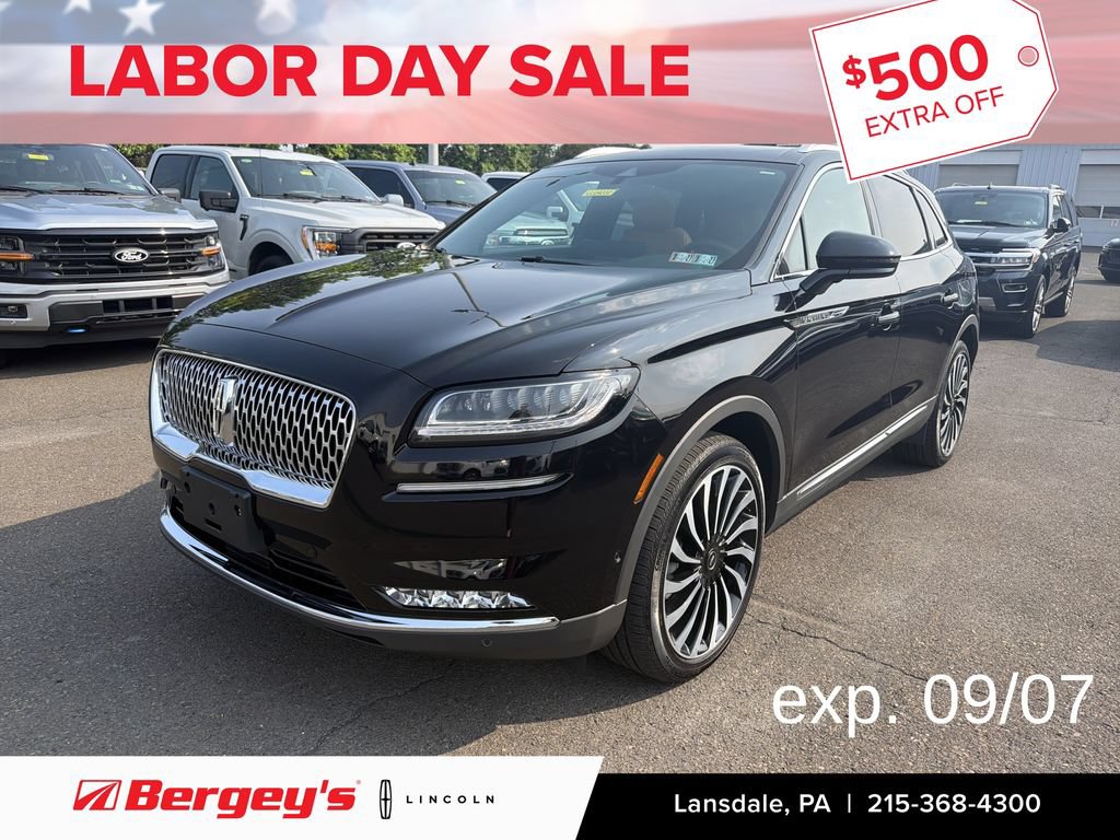 Certified 2023 Lincoln Nautilus Black Label w/ Class II Trailer Tow Package