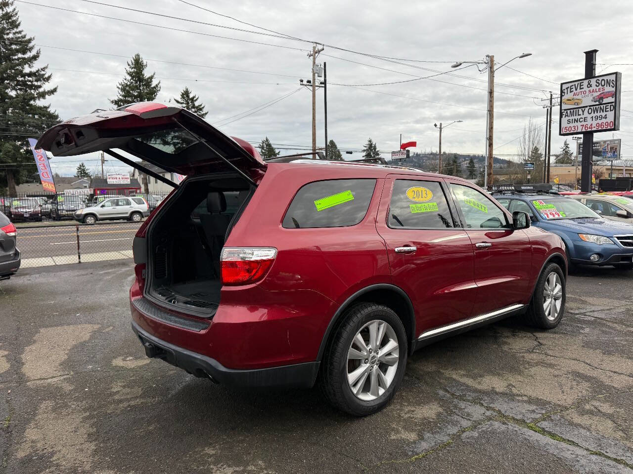 Used 2013 Dodge Durango Crew w/ Trailer Tow Group IV image 13