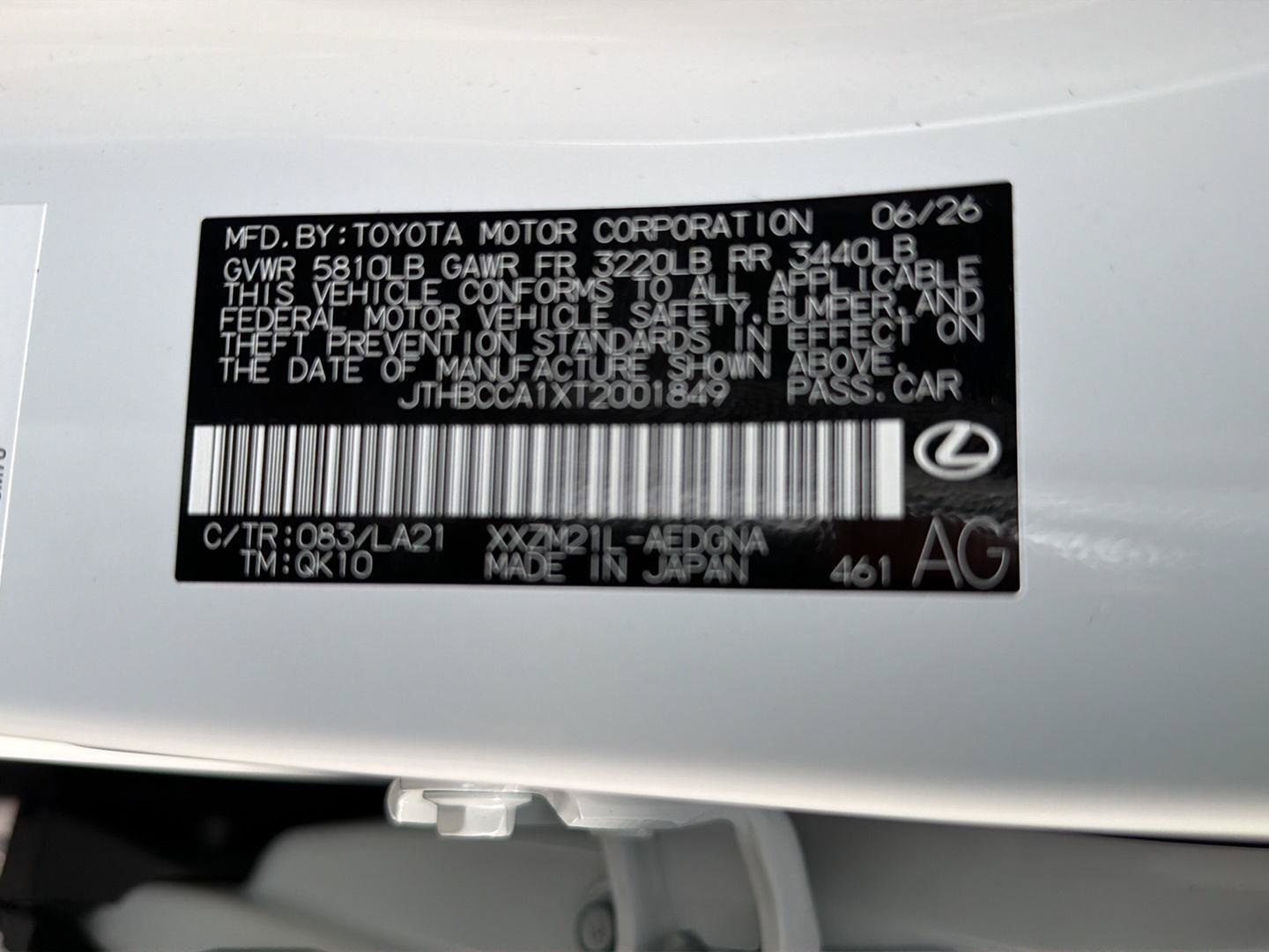 New 2026 Lexus ES 350e w/ Accessory Package (Z2) FWD image 38