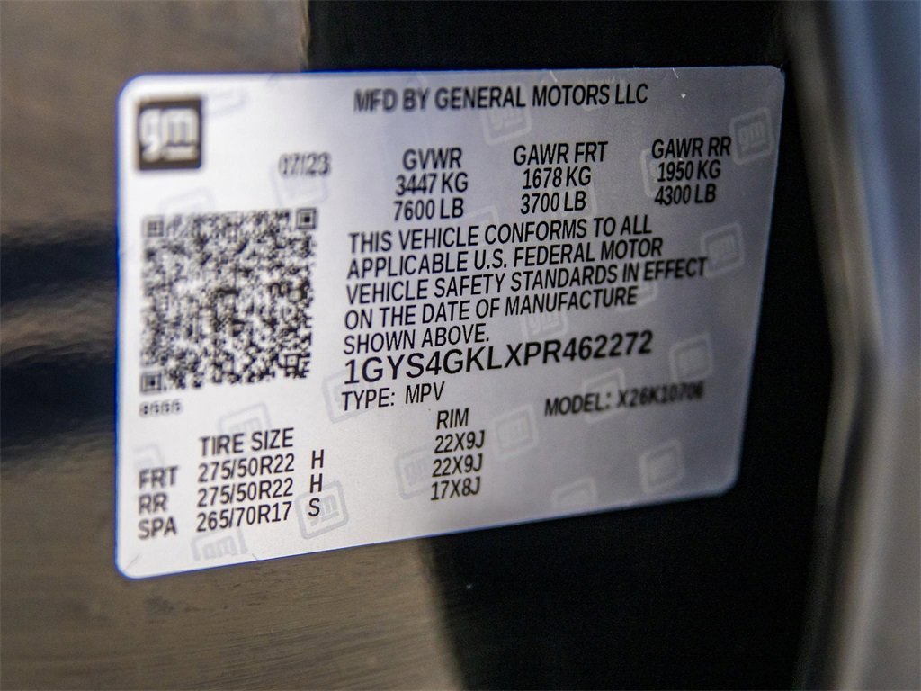 Used 2023 Cadillac Escalade Sport Platinum w/ LPO, ONYX Package image 45