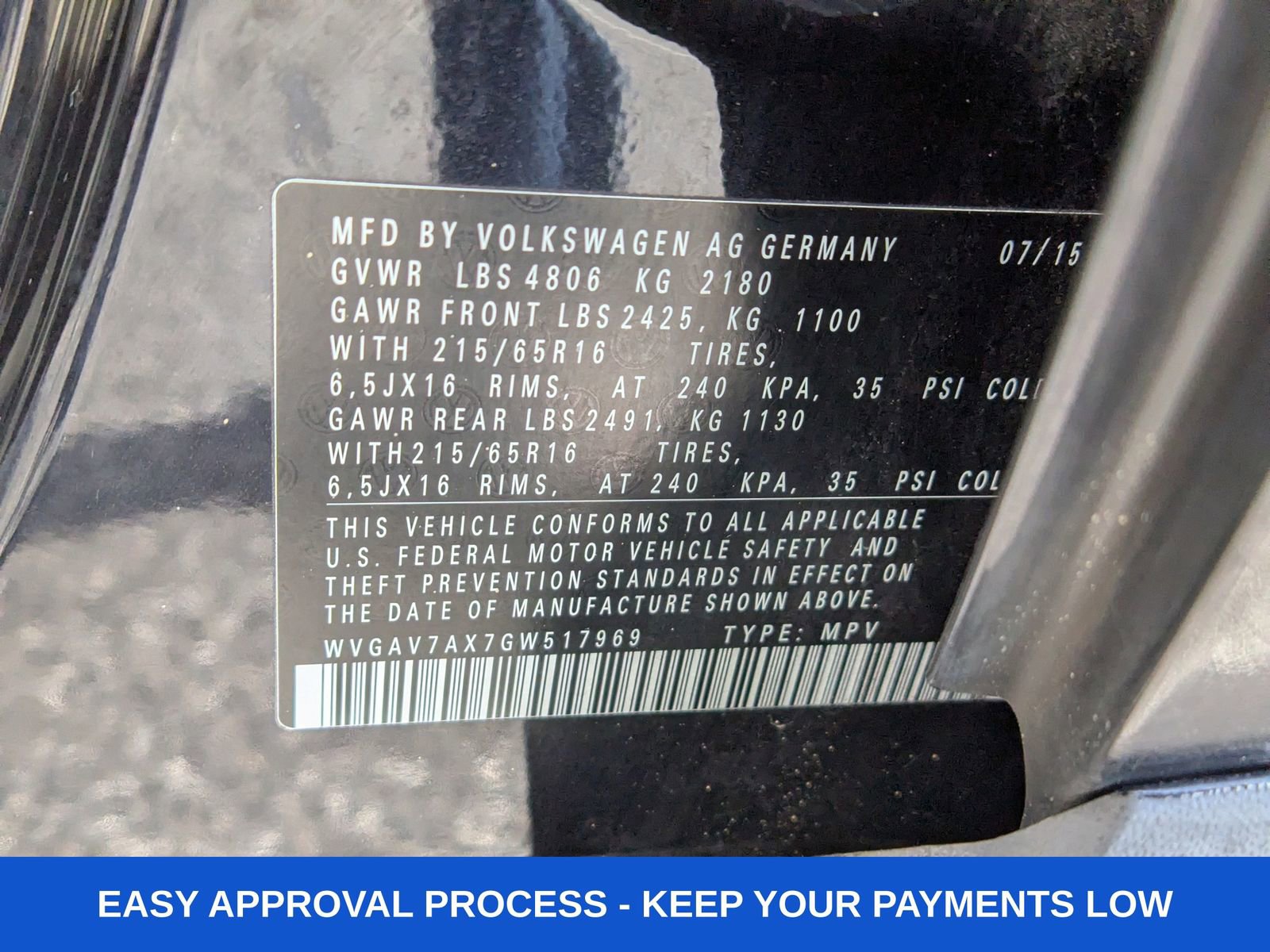 Used 2016 Volkswagen Tiguan S image 18