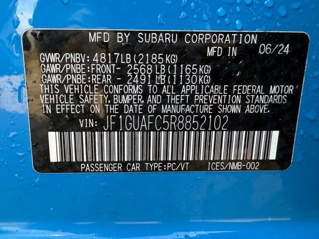 Used 2024 Subaru Impreza 2.0i Sport image 15