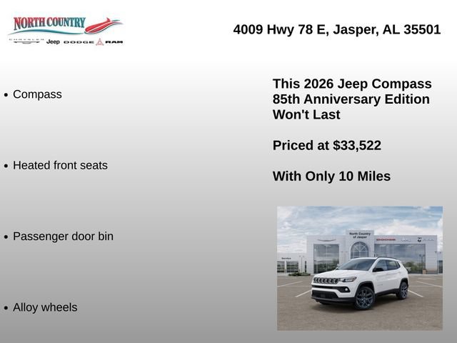 New 2026 Jeep Compass Latitude AWD/4WD image 16