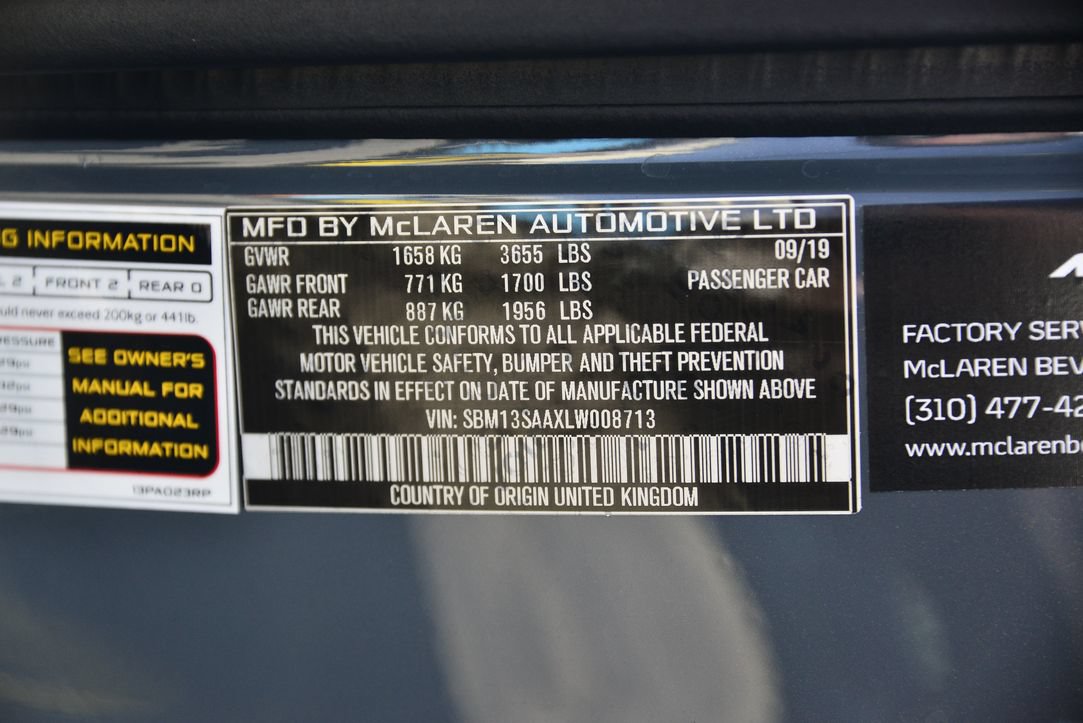 Used 2020 McLaren 600LT Spider RWD image 23