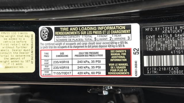 Used 2022 Toyota Camry SE FWD image 55