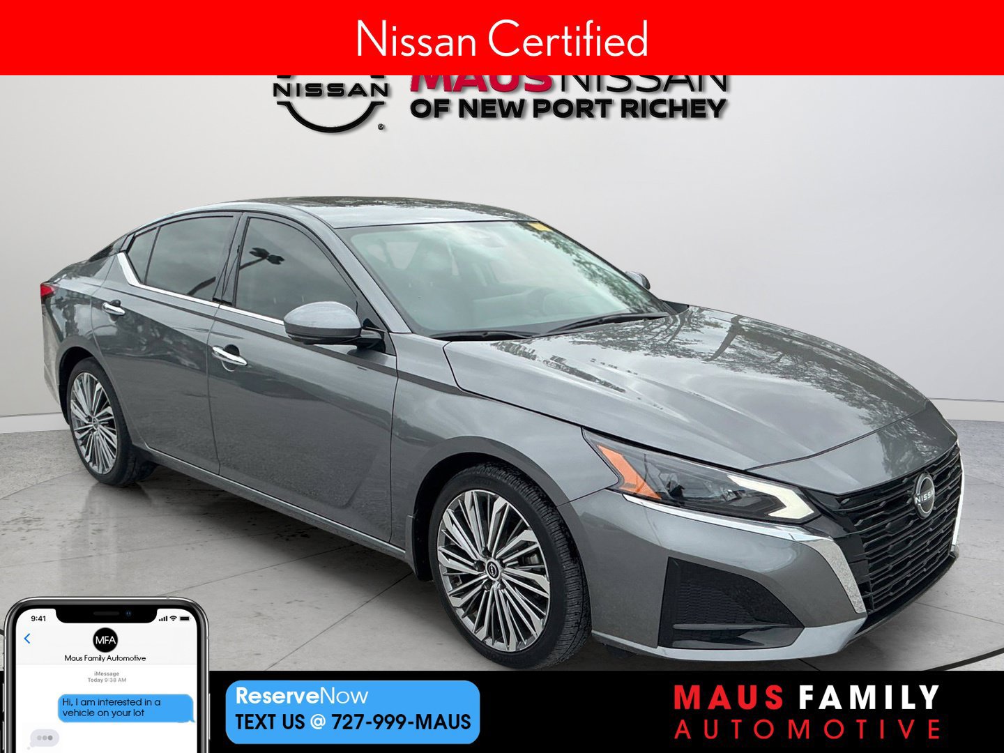 Certified 2024 Nissan Altima 2.5 SL