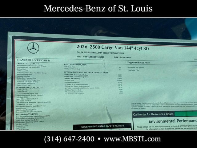 New 2026 Mercedes-Benz Sprinter 2500 image 6