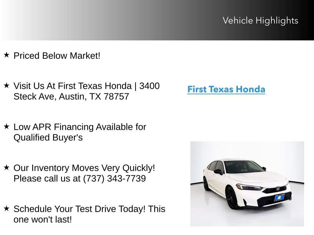 Used 2026 Honda Civic Sport image 10
