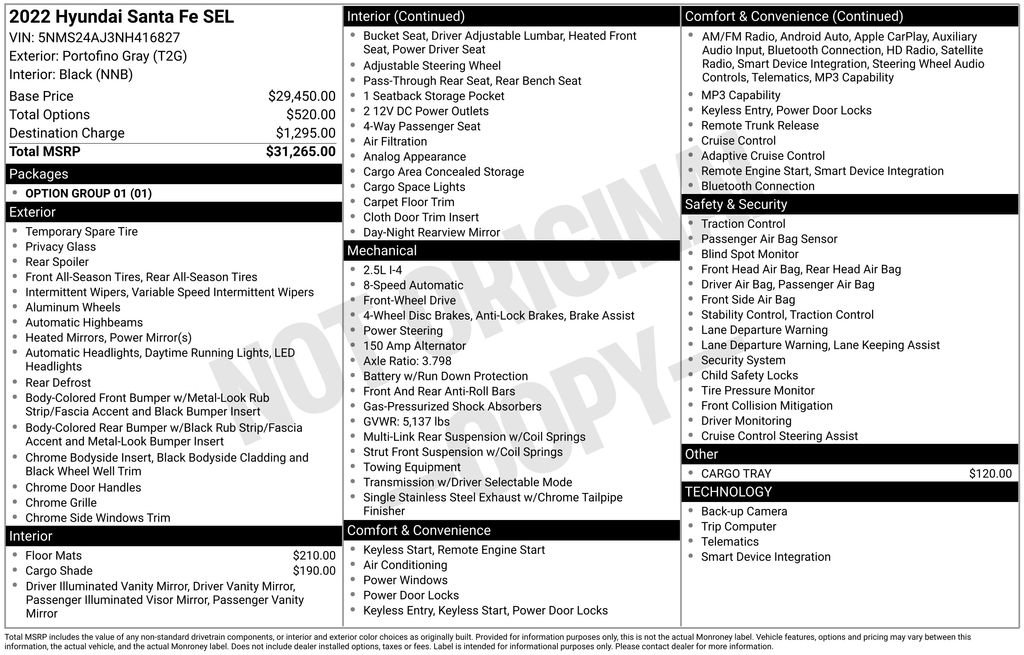 Used 2022 Hyundai Santa Fe SEL image 23