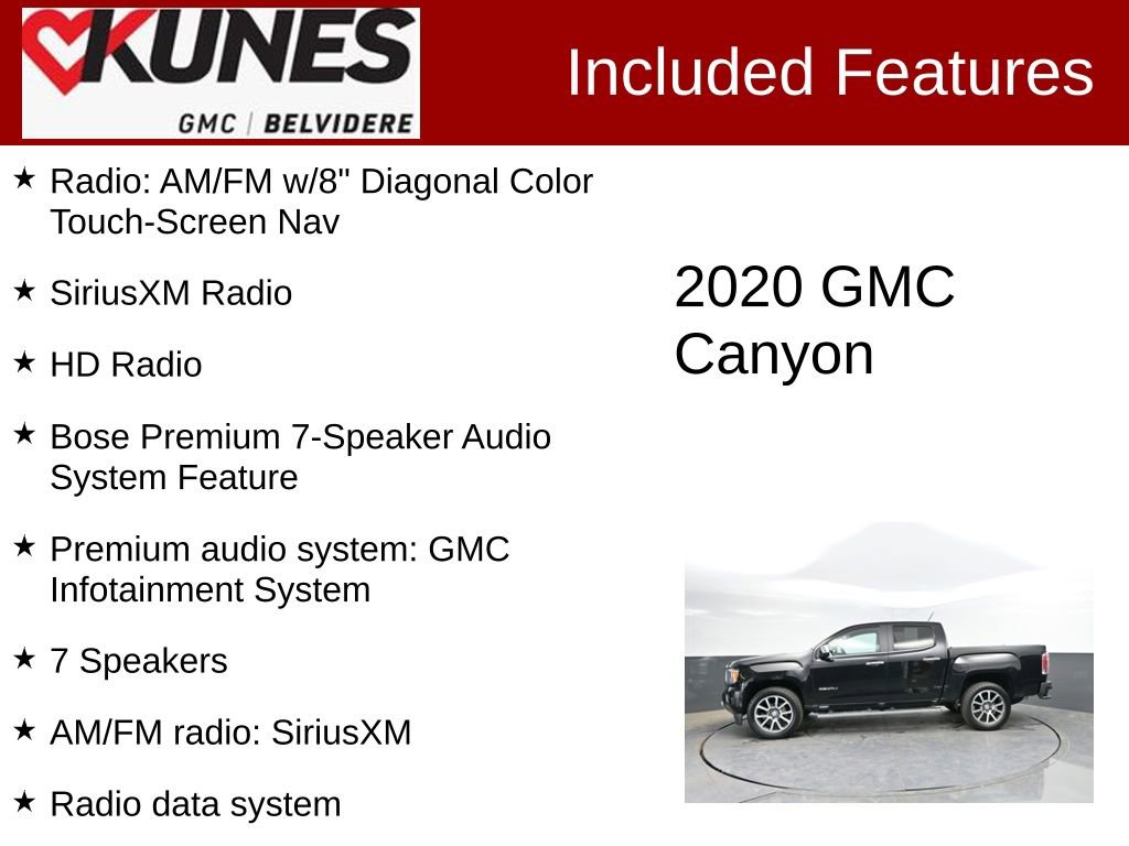 Used 2020 GMC Canyon Denali AWD/4WD image 2