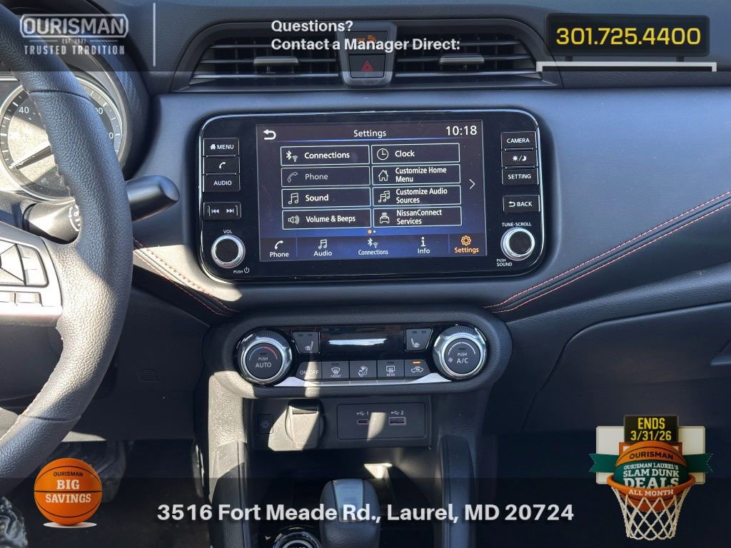 New 2025 Nissan Versa SR w/ Trunk Package image 15