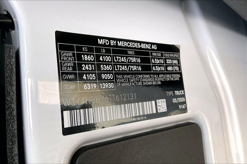 New 2026 Mercedes-Benz Sprinter 2500 image 12
