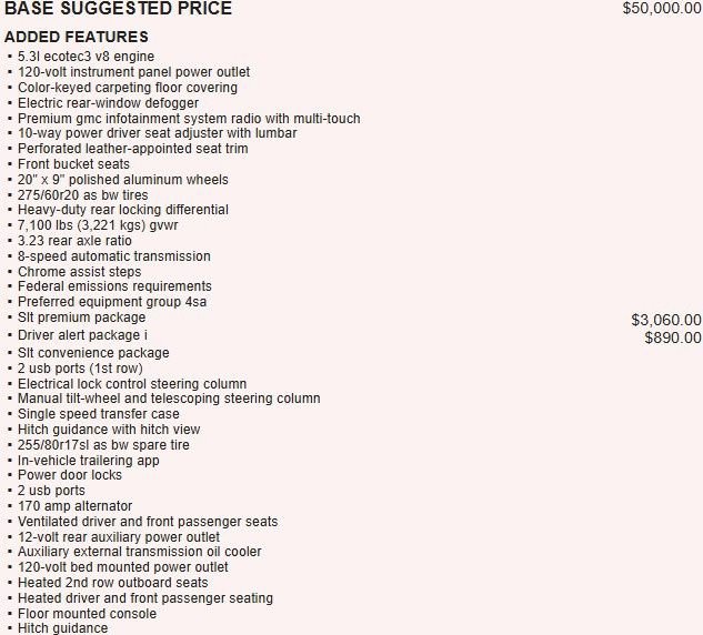 Certified 2019 GMC Sierra 1500 SLT w/ SLT Premium Package AWD/4WD image 2