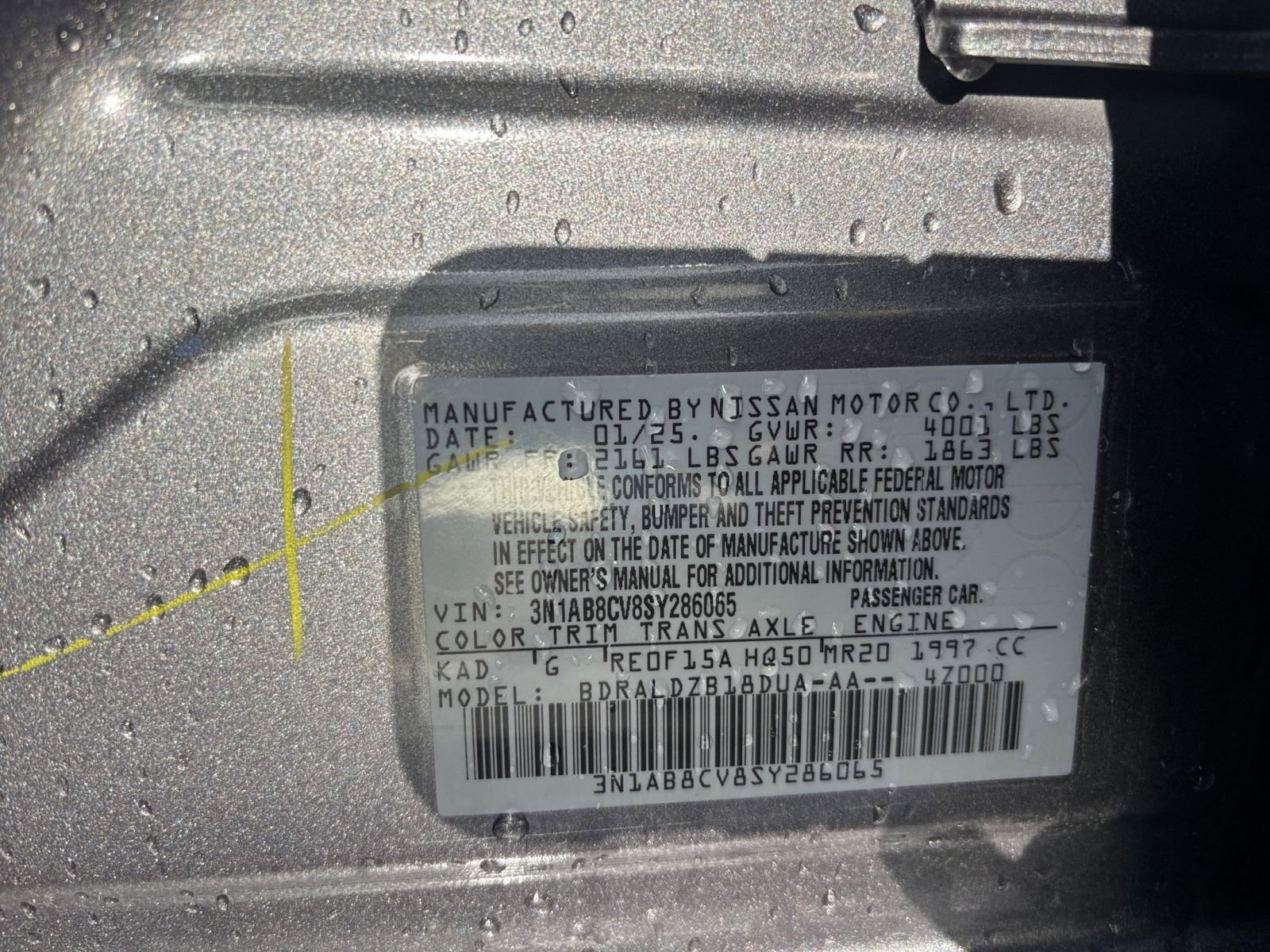 Used 2025 Nissan Sentra SV FWD image 29