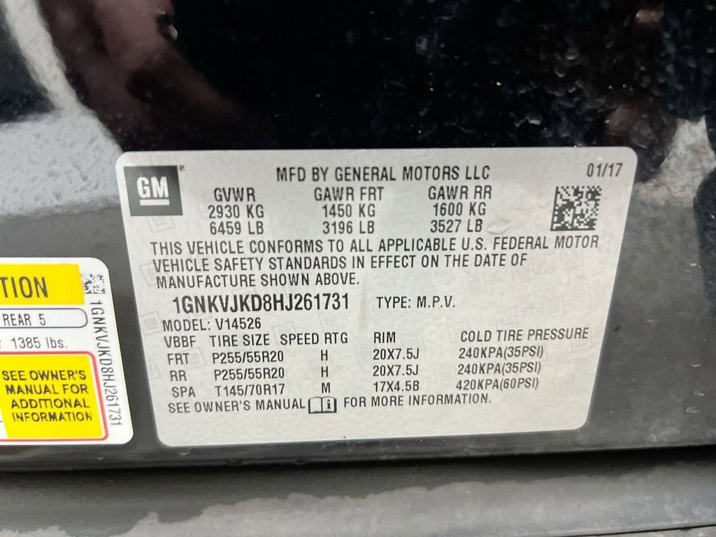Used 2017 Chevrolet Traverse Premier AWD/4WD image 30