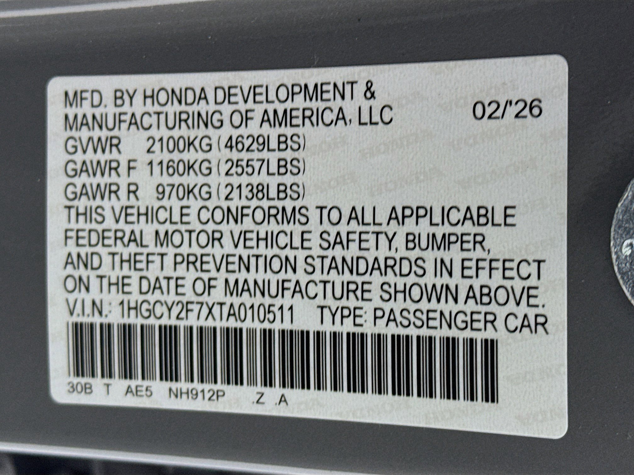 New 2026 Honda Accord Sport image 31