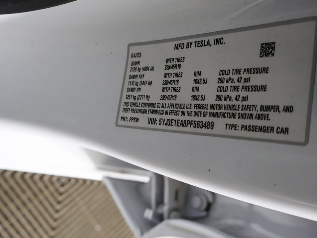 Used 2023 Tesla Model 3 Standard Range RWD image 49