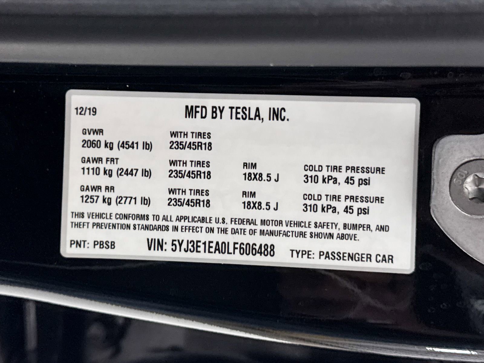 Used 2020 Tesla Model 3 Standard Range Plus RWD image 39