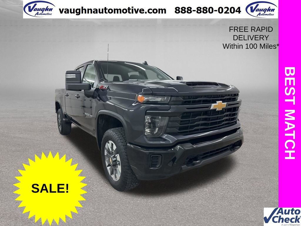 Used 2024 Chevrolet Silverado 2500 Custom w/ Custom Value Package AWD/4WD image 1