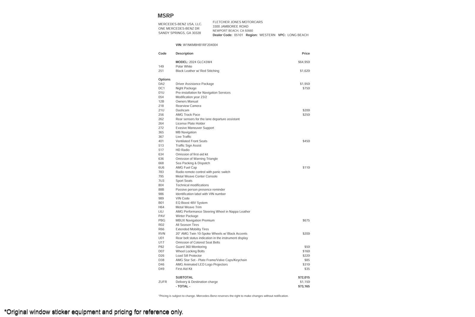 Used 2024 Mercedes-Benz GLC 43 AMG 4MATIC image 3