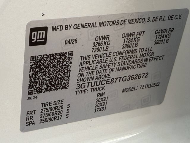 New 2026 GMC Sierra 1500 Elevation w/ Elevation Premium Package AWD/4WD image 28
