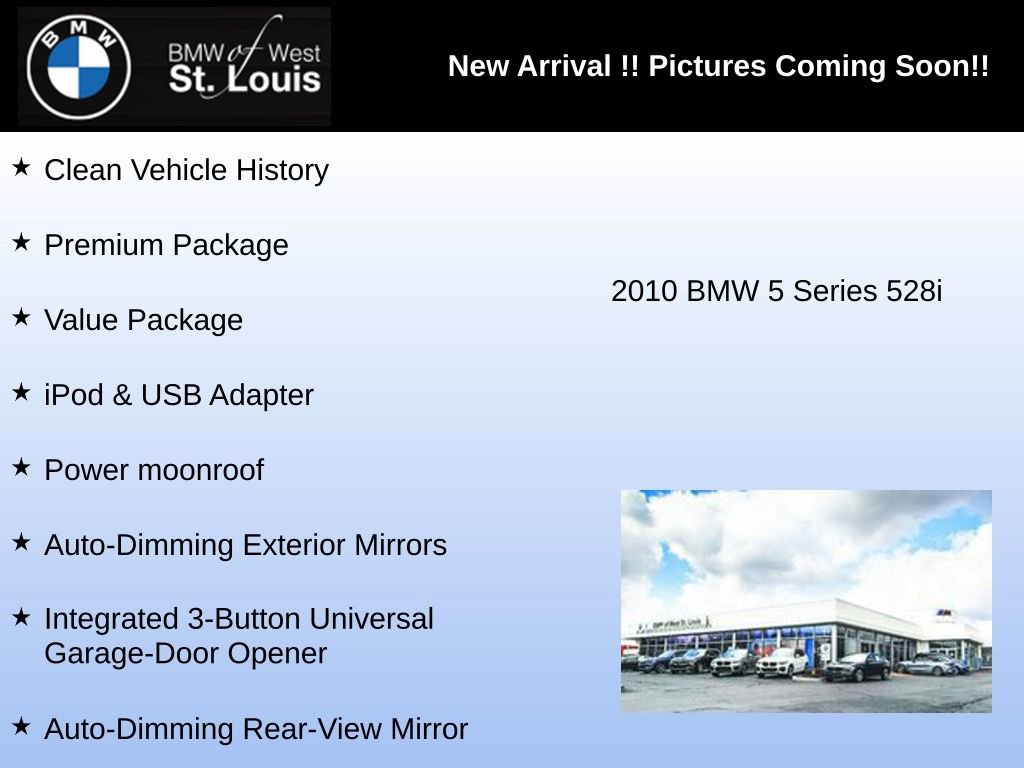 Used 2010 BMW 528i Sedan image 3