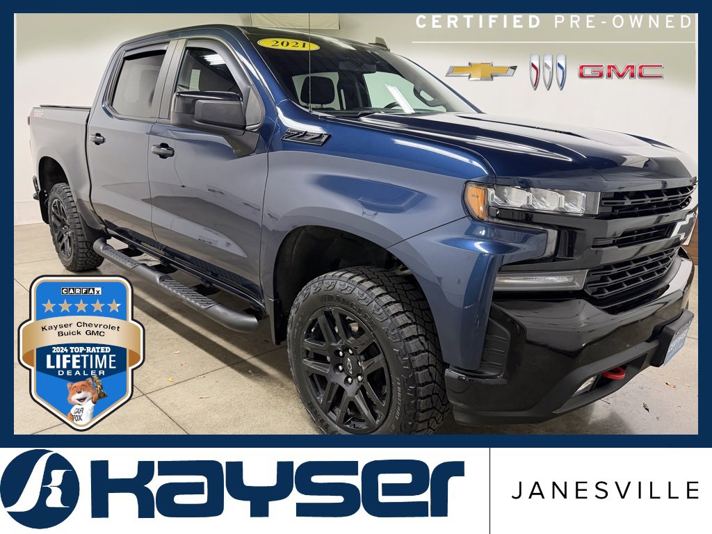 Certified 2021 Chevrolet Silverado 1500 LT Trail Boss w/ Bed Protection Package