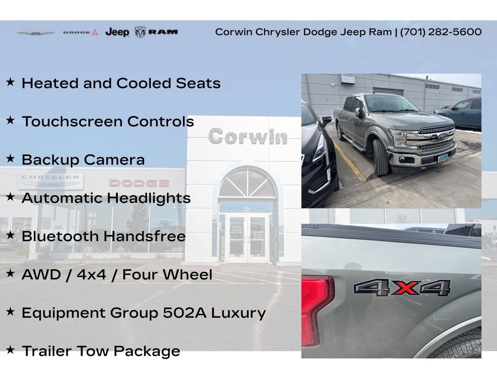 Used 2019 Ford F150 Lariat w/ Equipment Group 502A Luxury image 8