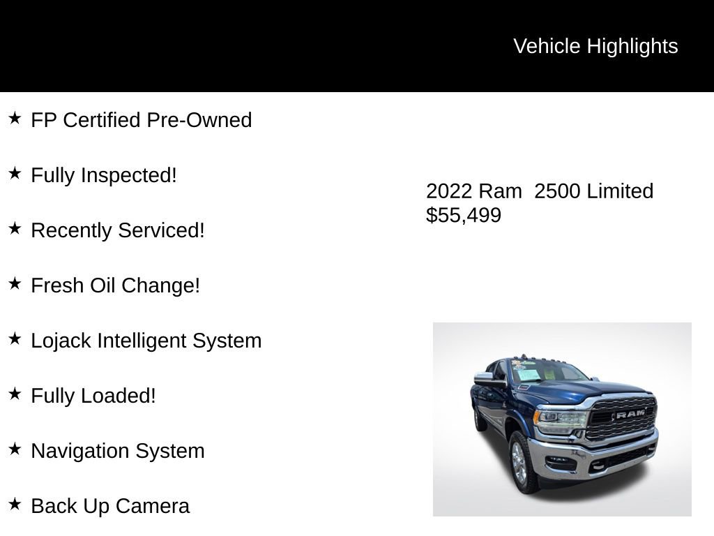 Used 2022 RAM 2500 Limited image 2